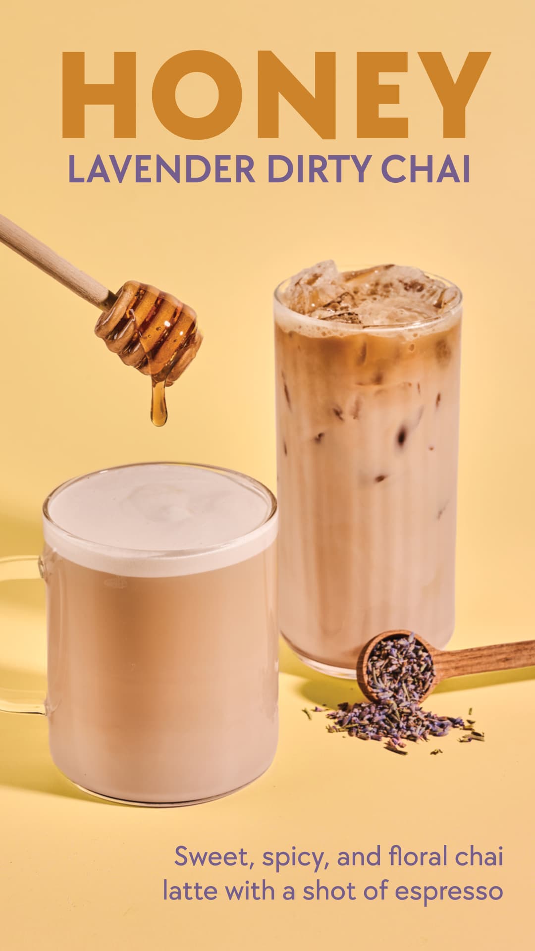 Honey Lavender Dirty Chai